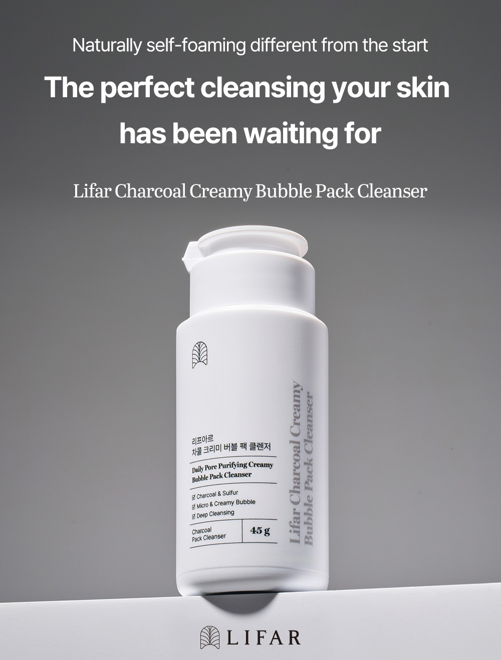 Charcoal Creamy Bubble Pack Cleanser image 2